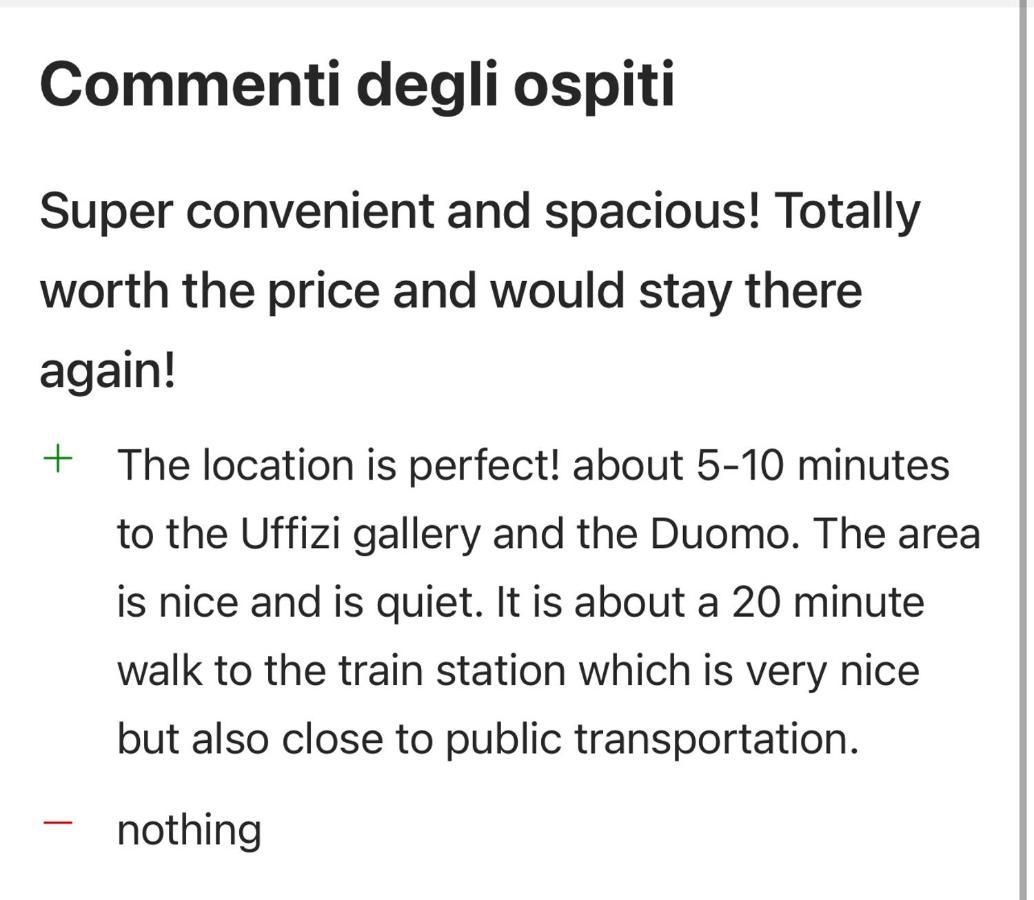 I'Biancone Leilighet Firenze Eksteriør bilde